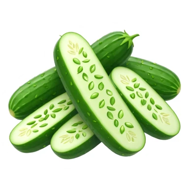 cucumber Chopped into small pieces    sticker