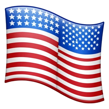 Upside down American flag sticker