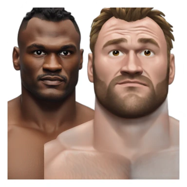Francis ngannou ko'ing tyson fury sticker