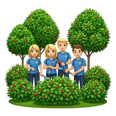 landscaping company sticker