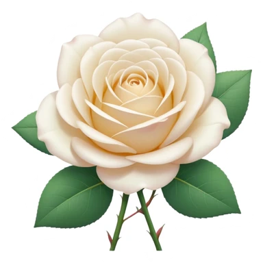 A cute white rose emoji, simple flat design, clean vector style, soft pastel colors, minimal details, centered composition, isolated on transparent background, kawaii emoji style, smooth edges, no text, no watermark

 sticker