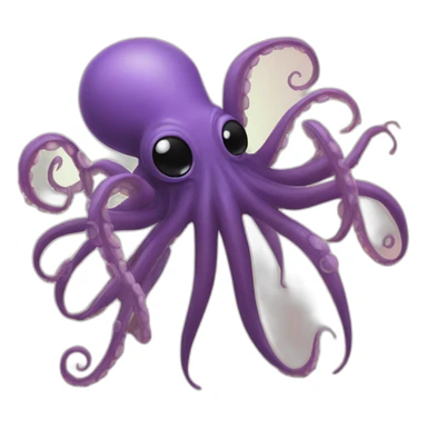 Octopus and spider like alien sticker