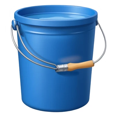  blue paint bucket sticker