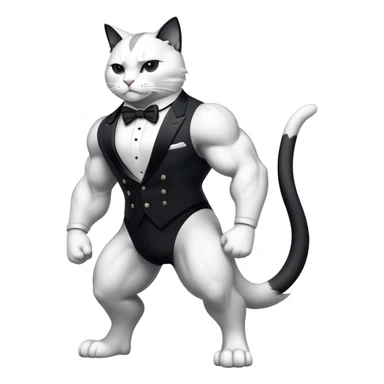 Transcendent celestial infinity cosmic galactic energy Mega neon unicorn dragon hydra hyper rare golden penguin Golden Divine god angel Omni Black and white Super muscular Buff sigma Gigachad cat full body tuxedo colored  sticker