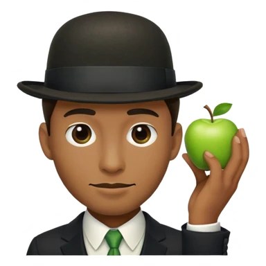 Magritte “the son of man”  sticker