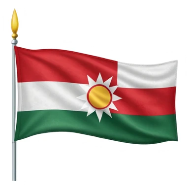 🇭🇺can you add a sun at the middle of the vlag sticker