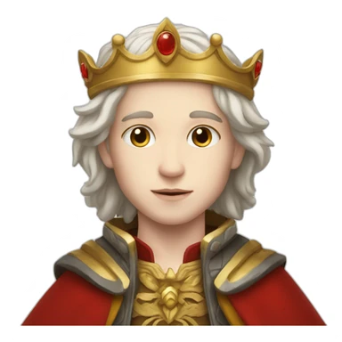 white skin King's son with RED sticker