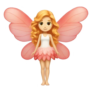 Strawberry Blonde fairy wings  sticker