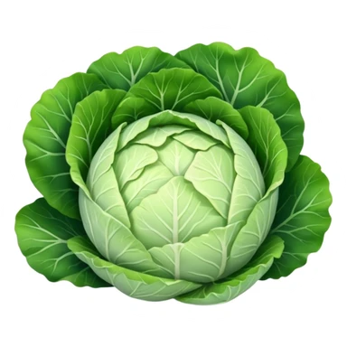 White cabbage sticker