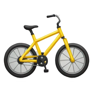 Yellow bike sticker