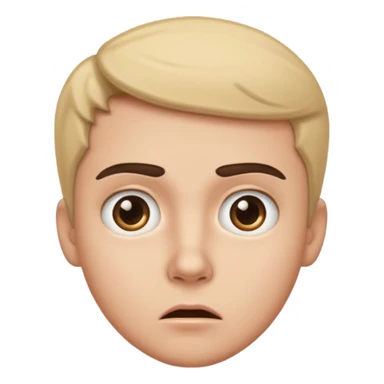 Confused with an eyebrow raise sticker