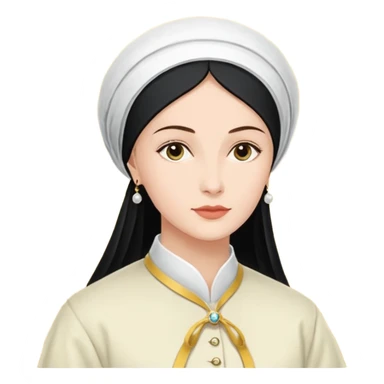 Я хочу дівчину з світлою шкірою корисним волоссям коричне вими очима і з навушниками і в теплому одязі і кучеряве не дуже у косичці  sticker