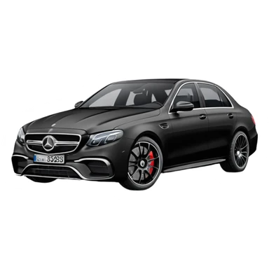 Mercedes Benz E 63 S 2017-2023 edition Black Matte sticker
