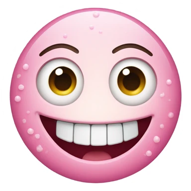Happy emoji with salt sticker