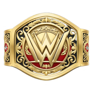 wwe hall of fame belt sticker