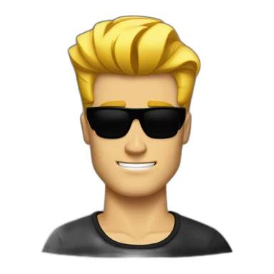 Johnny Bravo sticker
