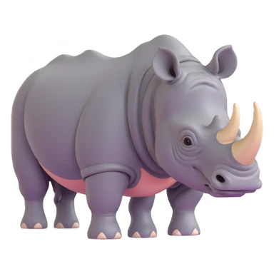 Rhinoceros sticker