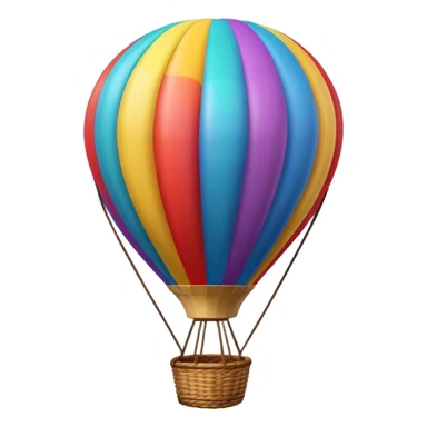hot air balloon sticker