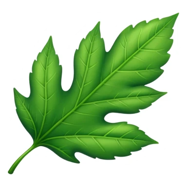 One Green Leaf sticker