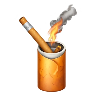 Cigarette sticker