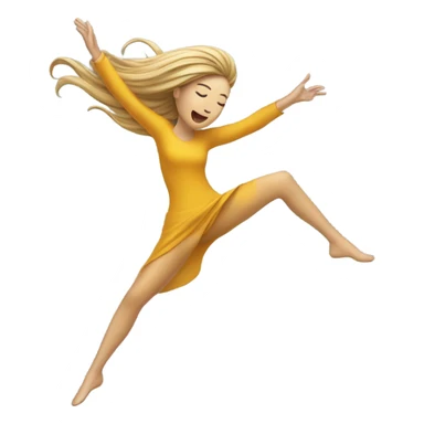 Fabulously falling sticker