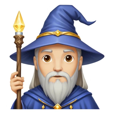 Zauberer mit Inlay sticker