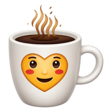 plain Coffee without Saucer, white Cup. sticker