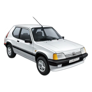 Peugeot 205 sticker