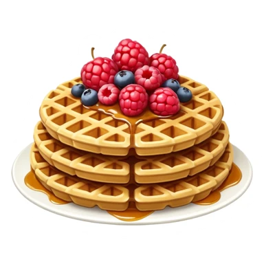 berry waffle sticker