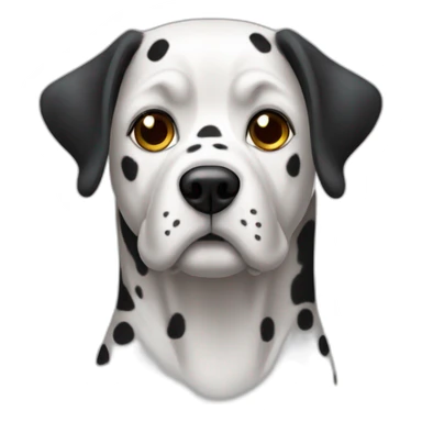 Dalmatiner winkend sticker