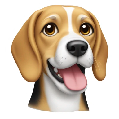 Blonde beagle  sticker