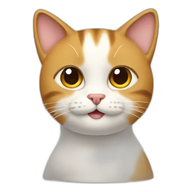 Cat in cereales sticker