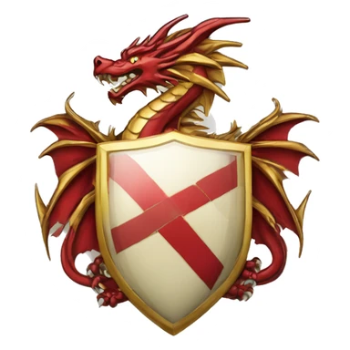 blason de football d’une équipe de dragon  sticker