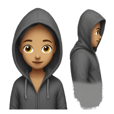 Me in a hoody sticker