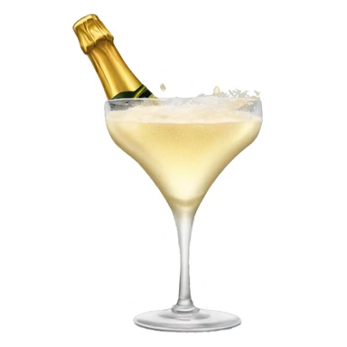 Jet champagne new years 2025 sticker