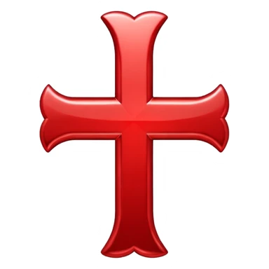 Cross emoji sticker
