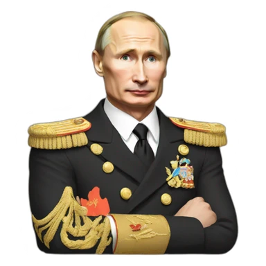 Putin is king sticker