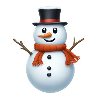 snowman sticker