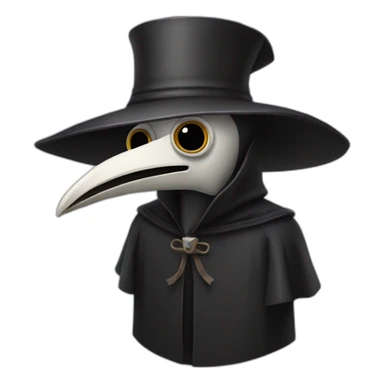 funny plague doctor sticker