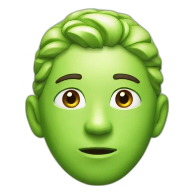 Auricular verde sticker