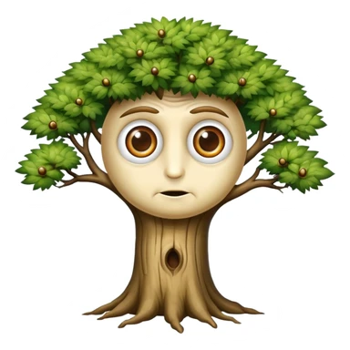 A tree thats intelligent sticker
