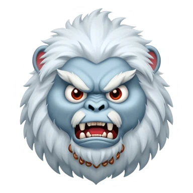 Angry yeti sticker