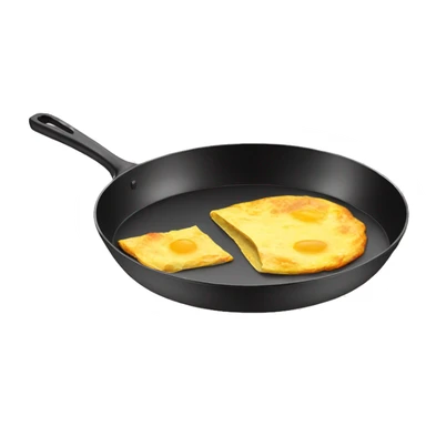omelette in pan sticker