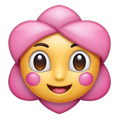 Coração  colorido branco e rosa degrade sticker