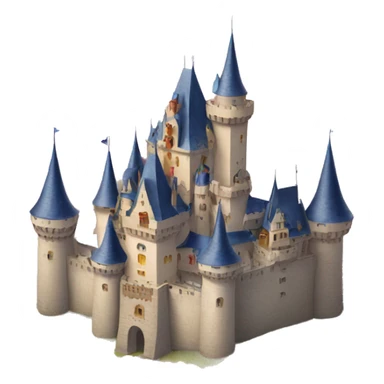 French fairytale castle  sticker