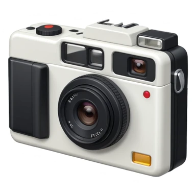 1990's camera White  sticker