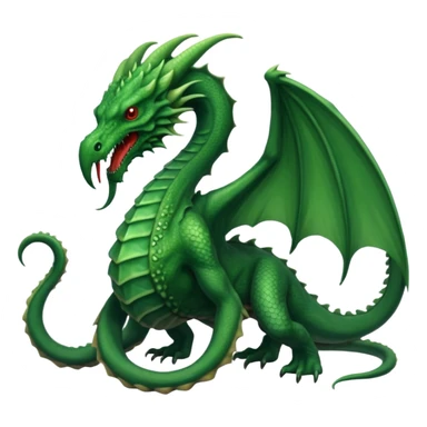 Big long slim thin majestic Cthulhu dragon (full body) sticker