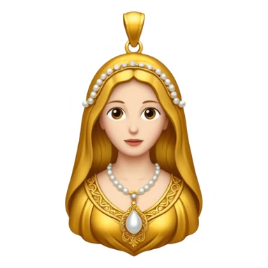 Mary Magdalene pendant sticker