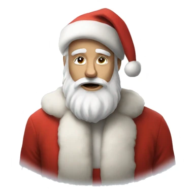 Aesthetic santa sticker