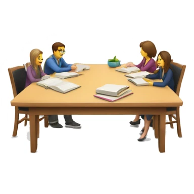 teachers' seminar at the table with books sticker